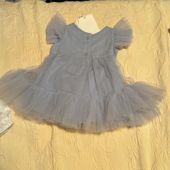 TUTU DU MONDE Baby Bebé Blue Orchid Tulle dress 0-3 months NWT - Picture 5 of 11